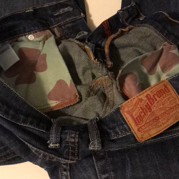 LUCKY BRAND JEANS WOMENS SHORT INSEAM SIZE 2 X 26 FLARED LEGS TWO BUTTON FLY - Picture 5 of 16